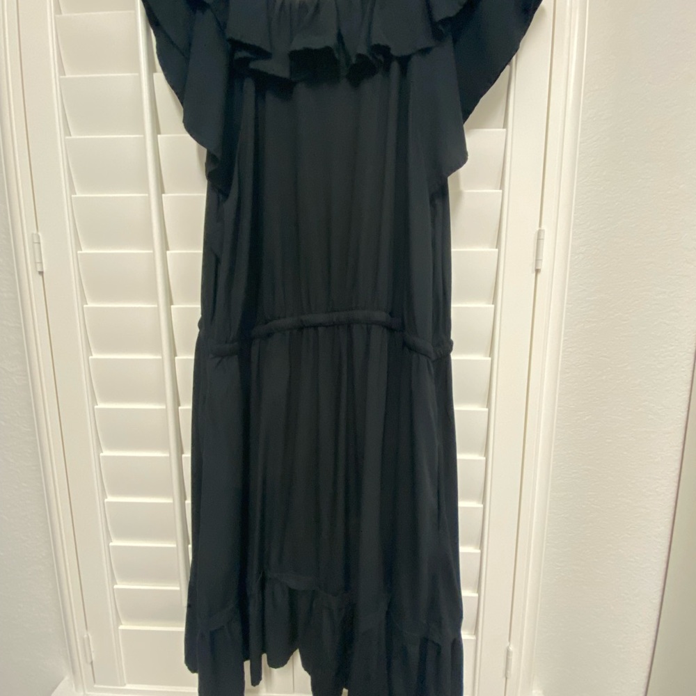 Old Navy Black Ruffle-Trim Mini Dress 2X - Picture 7 of 9